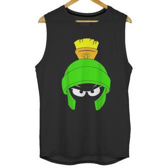 Looney Tunes Marvin The Martian Dark Big Face Unisex Tank Top | Favorety AU