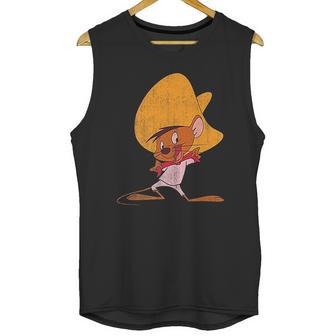 Looney Tunes Speedy Gonzales Red Hue Portrait Unisex Tank Top | Favorety UK