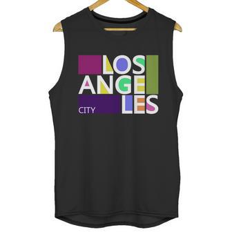 Los Angeles 1980S Logo Unisex Tank Top | Favorety