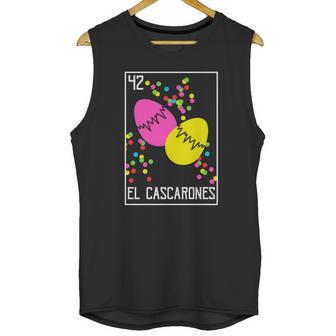 Loteria Easter Tee El Cascarones Confetti Eggs Mexican Unisex Tank Top | Favorety