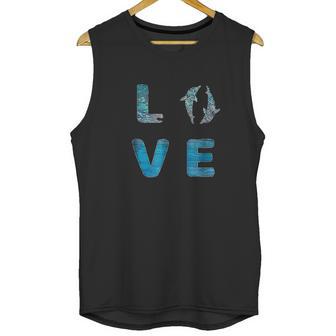 Love Dolphins Sea World Save Ocean Dolphin Lover Unisex Tank Top | Favorety