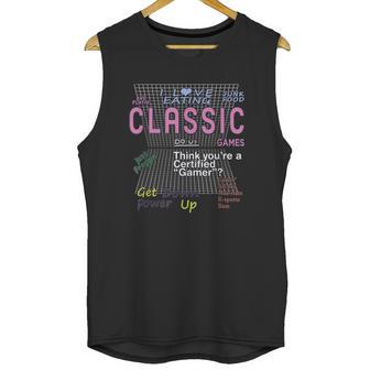 I Love Eating Junk Food And Playing Classic Game T-Shirt Unisex Tank Top | Favorety CA