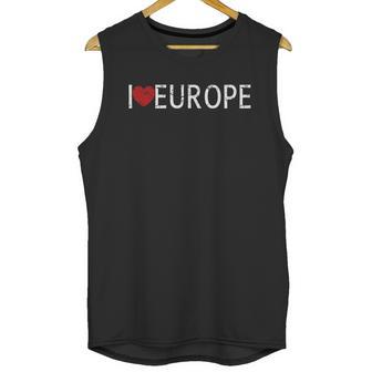 I Love Europe Unisex Tank Top | Favorety DE