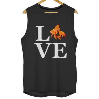 I Love Goldfish Retro Goldfish Keeper Aquarium Hobby Unisex Tank Top | Favorety DE