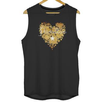 I Love Hamilton Heart Cute Gift Unisex Tank Top | Favorety