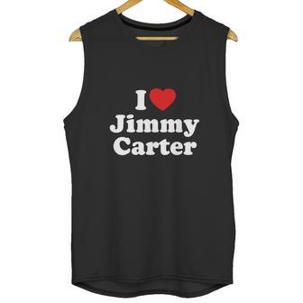 I Love Jimmy Carter Heart Funny T-Shirt Unisex Tank Top | Favorety UK