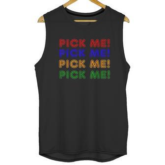 Lucky Casino Contestant Costume Pick Me Game Show Host Unisex Tank Top | Favorety DE