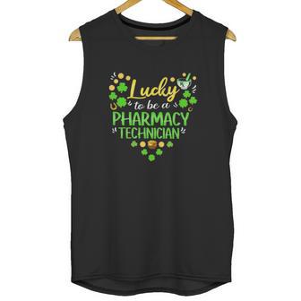 Lucky To Be A Pharmacy Techinician Unisex Tank Top | Favorety UK