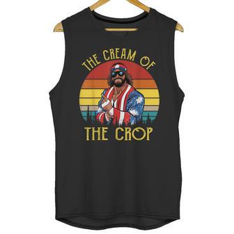 Macho-The Cream Of The Crop Wrestling Funny Retro Vintage Unisex Tank Top | Favorety