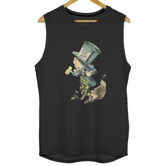 Mad Hatter Vintage Illustration Unisex Tank Top | Favorety UK