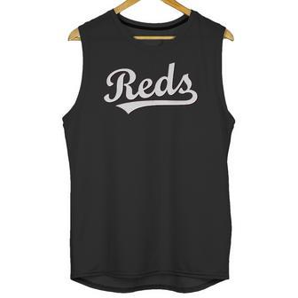 Majestic Cincinnati Reds Wicking Licensed Youth & Adult Authentic Unisex Tank Top | Favorety