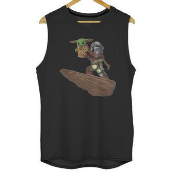 The Mandalorian Boba Fett Baby Yoda Unisex Tank Top | Favorety DE