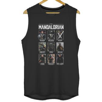 The Mandalorian Character Grid Unisex Tank Top | Favorety UK