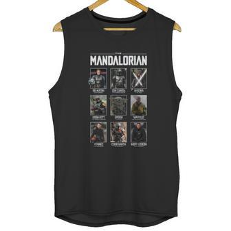 The Mandalorian Character Grid Unisex Tank Top | Favorety AU