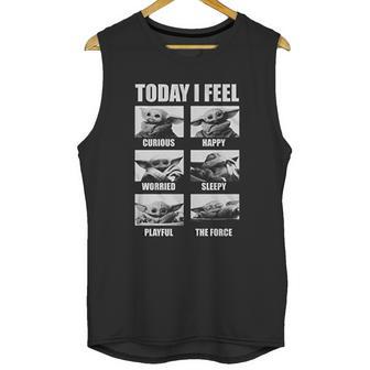 The Mandalorian The Child Baby Yoda Today I Feel Unisex Tank Top | Favorety UK