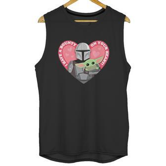 The Mandalorian The Child I Have A Bounty On Your Heart Unisex Tank Top | Favorety