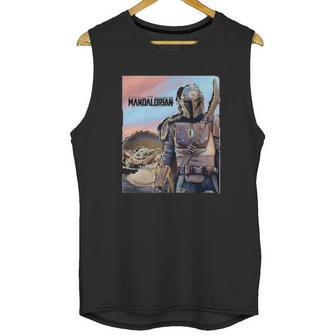 The Mandalorian The Child Painting Unisex Tank Top | Favorety UK