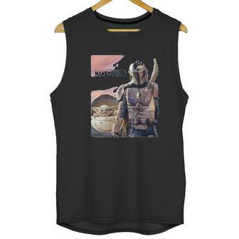 The Mandalorian The Child Painting Unisex Tank Top | Favorety UK