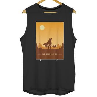 The Mandalorian And The Child Poster Unisex Tank Top | Favorety CA