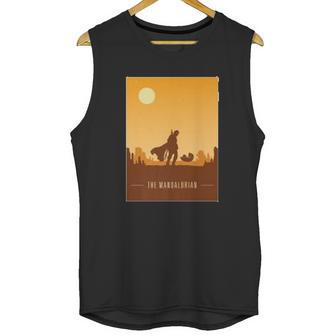 The Mandalorian And The Child Poster Unisex Tank Top | Favorety DE