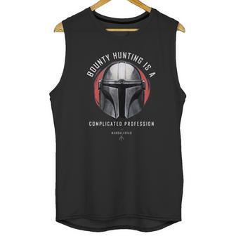 The Mandalorian A Complicated Profession Portrait Unisex Tank Top | Favorety DE