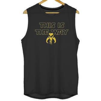 Mandalorian Design This Is The Way Unisex Tank Top | Favorety