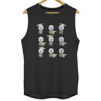 The Mandalorian Expressions Of The Child Funny Unisex Tank Top | Favorety AU