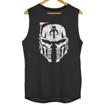 Mandalorian Face - Star Wars Movie Unisex Tank Top | Favorety UK