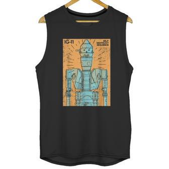 The Mandalorian Ig 11 Self Destruct Sequence Unisex Tank Top | Favorety