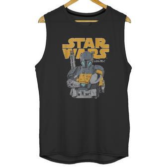 The Mandalorian Mando Battle Unisex Tank Top | Favorety AU