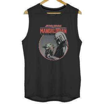 The Mandalorian Mando And The Child Retro Unisex Tank Top | Favorety CA