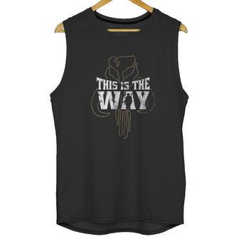 The Mandalorian This Is The Way Mythosaur Overlay Unisex Tank Top | Favorety CA