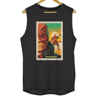 The Mandalorian Trandoshans Trading Card Unisex Tank Top | Favorety UK