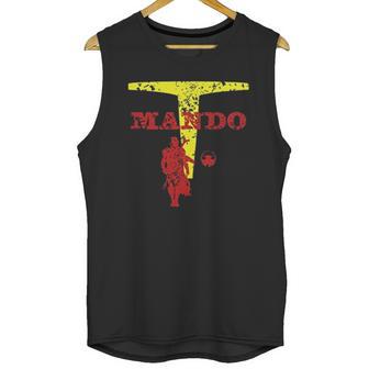 Mando The Mandalorian Unisex Tank Top | Favorety