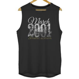 March 2001 Tee 21 Years Old 2001 21St Birthday Gift Unisex Tank Top | Favorety AU