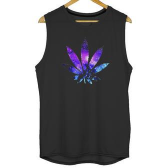 Marijuana Leaf Galaxy Unisex Tank Top | Favorety CA