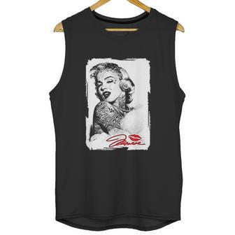 Marilyn Monroe Tattooed Unisex Tank Top | Favorety AU