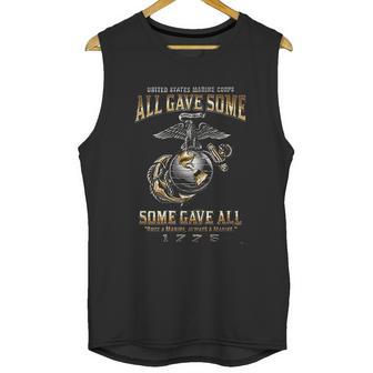 Marine Corps Polo Usmc Marine Corps All Gave Some Unisex Tank Top | Favorety AU