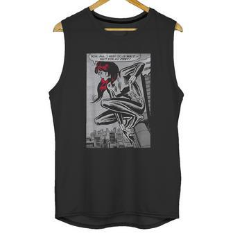 Marvel Black Widow Classic Retro Panel Art Graphic Unisex Tank Top | Favorety AU