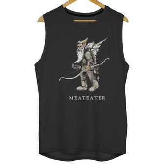 Meateater Gnome Packing Out A Unicorn Funny Unisex Tank Top | Favorety