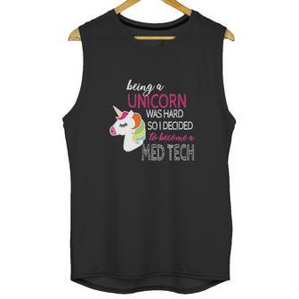 Med Tech Lab Medical Technician Unicorn Lovers Funny Gift Unisex Tank Top | Favorety CA