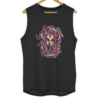 Medusa Head Snake Hair Greek Mythology Gift Unisex Tank Top | Favorety AU