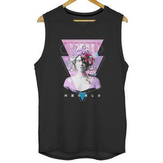 Medusa Statue Aesthetic Art Retro Japanese Otaku Unisex Tank Top | Favorety