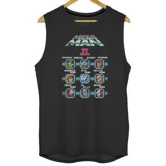 Megaman 2 Stage Select T-Shirt Unisex Tank Top | Favorety