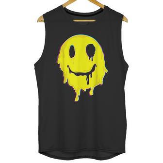 Melting Smiley Face Halloween Unisex Tank Top | Favorety DE