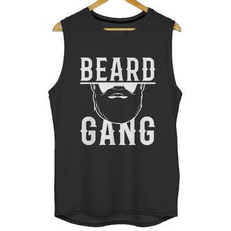 Mens Beard Gang Funny Bearded Man Male Facial Hair Unisex Tank Top | Favorety