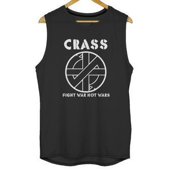 Mens Crass Fight War Not Wars Unisex Tank Top | Favorety UK