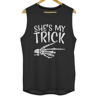 Mens Shes My Trick Matching Couple Halloween Costume Boyfriend Unisex Tank Top | Favorety DE