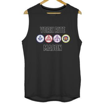 Mens York Rite Mason Masonic Unisex Tank Top | Favorety CA