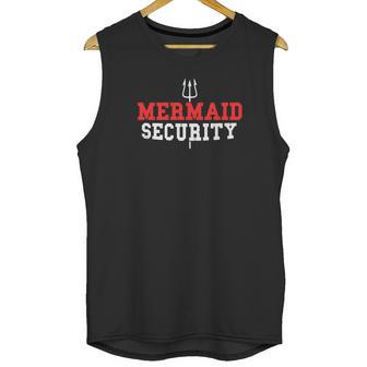 Mermaid Security Funny Swimming Gift Trident Unisex Tank Top | Favorety AU